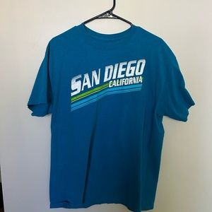 Size: Large. Vintage San Diego California shirt. Gildan tag got ripped off.
